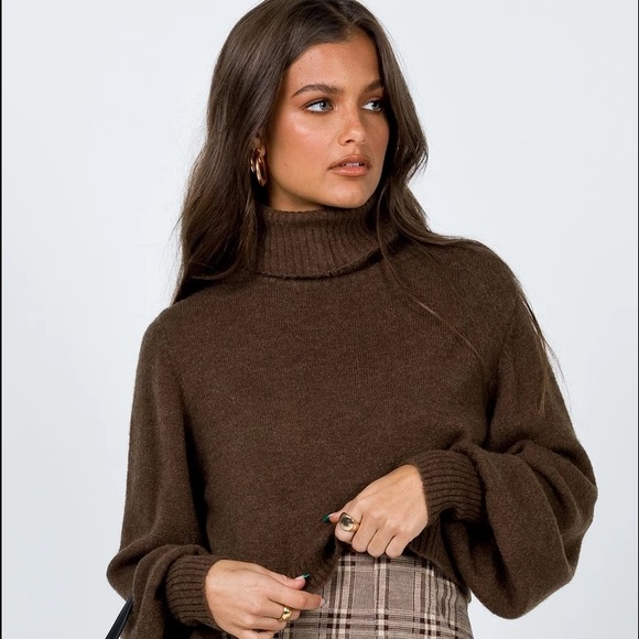 Princess Polly | Brown sweater - Picture 2 of 3